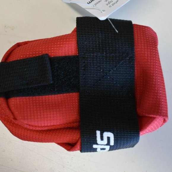 Speedsleev Bicycle Seat Saddle Bag Pack Ranger S Waterproof Retail $35 Red - Picture 2 of 8